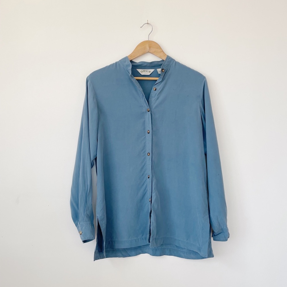 Orvis 100% Silk Blouse